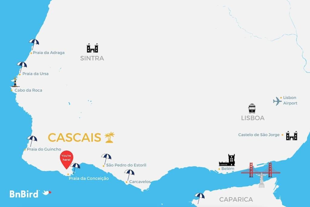 Cascais Modern & Quiet Retreat Apartman Kültér fotó