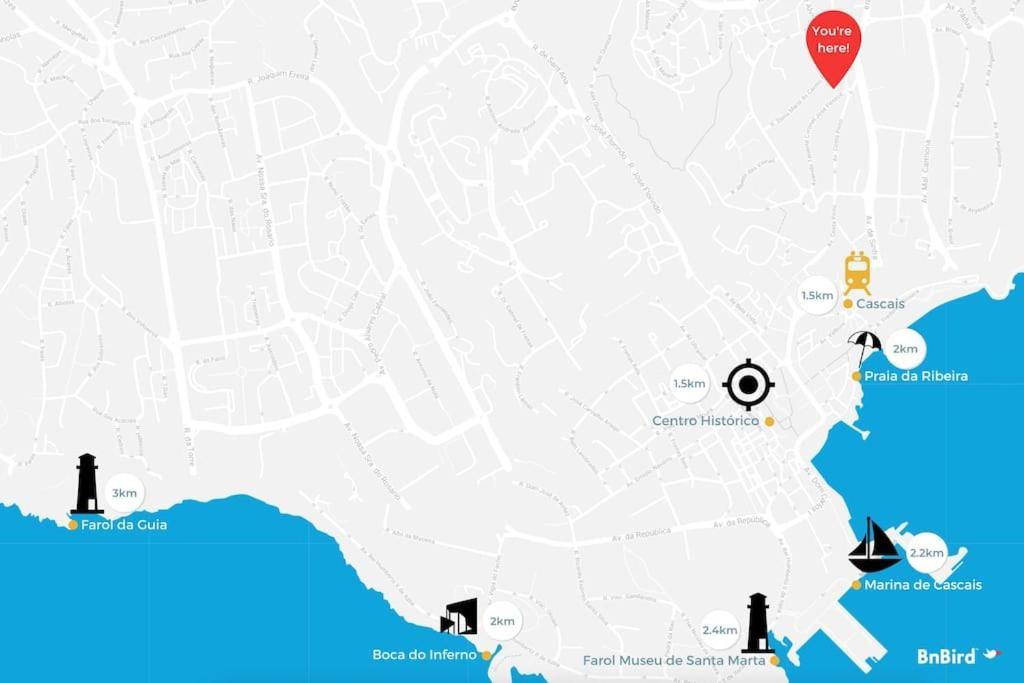 Cascais Modern & Quiet Retreat Apartman Kültér fotó
